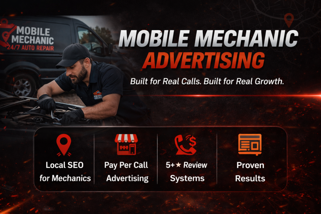 Mobile Mechanic Advertising service